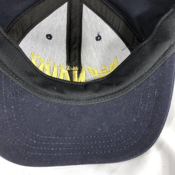 Americas Navy Hat Cap Strap Back Mens Military Adjustable Logo USA Made One Size - Picture 10 of 12